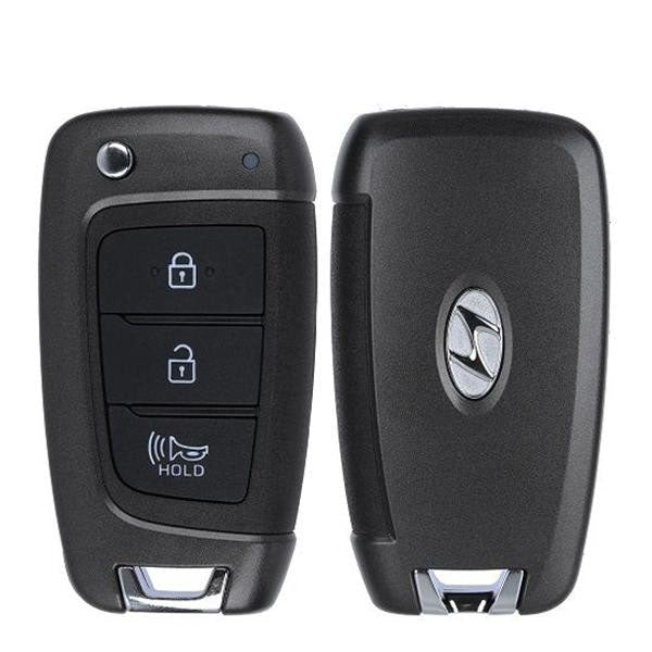 2021-2023 Hyundai Kona / 3-Button Remote Flip Key / PN: 95430-J9400 / 2AV76-NMOK-451T (OEM)