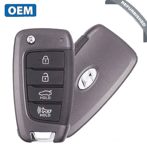 2018-2021 Hyundai Accent / 4-Button Flip Key / PN: 95430-J0800 / NYOSYEC4TX1707 (Canada) (OEM Refurb)