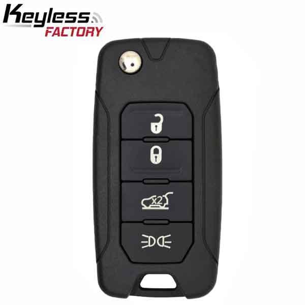 2015 - 2019 Jeep Renegade / Fiat 500X /4-Button Flip Key / 2ADFTFI5AM433TX (AFTERMARKET)