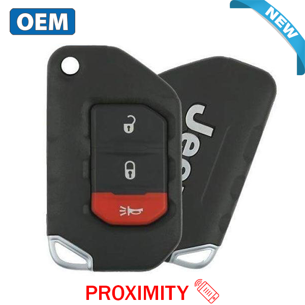 2018-2024 Jeep Wrangler / 3-Button Flip Key / PN: 68416782AA / OHT1130261 / SIP22 (OEM)