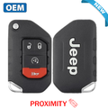 2018-2024 Jeep Wrangler / 4-Button Smart Flip Key / PN: 68416784AA / OHT1130261 / SIP22 (OEM)