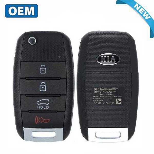 2015-2020 Kia / 4-Button Flip Key / PN: 95430-C5101 / OSLOKA-910T (UM) (OEM)