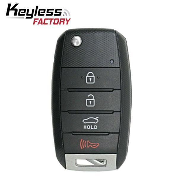 2014-2015 Kia Optima / 4-Button Flip Key / PN: 95430-2T560 / NYODD4TX1306-TFL (AFTERMARKET)