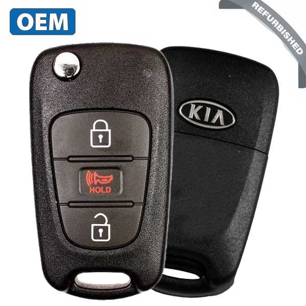 2012-2013 Kia Rio / 3-Button Flip Key / PN: 315-NA-TP / TQ8HM-T034 (UN) (Canada) (OEM Refurb)