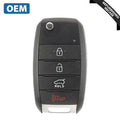 2014-2016 Kia Sportage / 4-Button Flip Key / PN: 95430-3W350 / NYODD4TX1306-TFL (SL13MY) (OEM Recase)