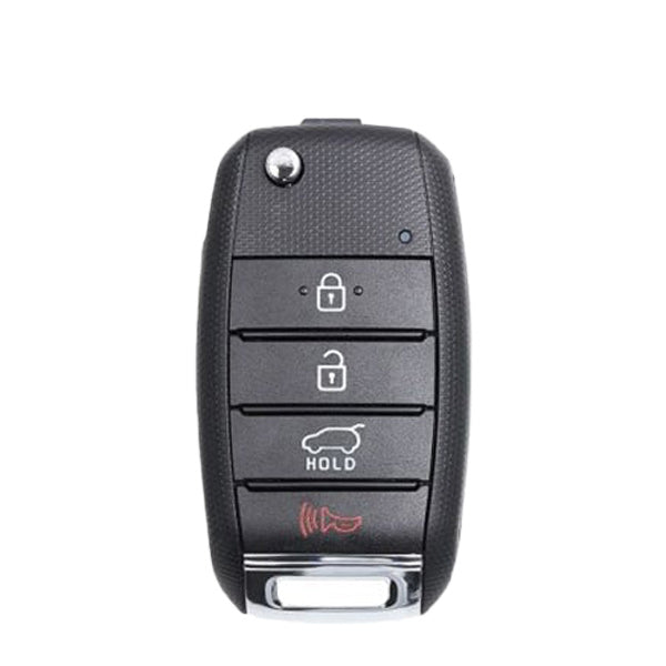 2015-2019 Kia Sedona / 4-Button Flip Key / PN: 95430-A9100 / TQ8-RKE-4F19 (OEM Recase)
