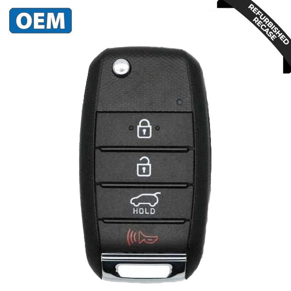 2016-2020 Kia Sportage / 4-Button Flip Key / PN: 95430-D9100 / TQ8-RKE-4F27 (OEM Recase)