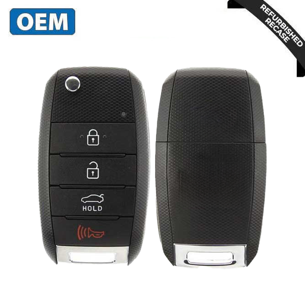 2017-2018 Kia Forte / 4-Button Flip Key / PN: 95430-A7200 / OSLOKA-875T (YD) (OEM Recase)