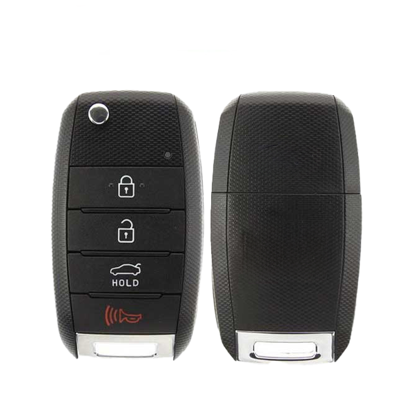 2017-2018 Kia Forte / 4-Button Flip Key / PN: 95430-A7200 / OSLOKA-875T (YD) (OEM Recase)