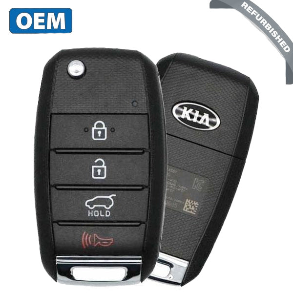 2016-2020 Kia Sportage / 4-Button Flip Key / PN: 95430-D9000 (TP) / TQ8-RKE-4F27 / Transponder (OEM Refurb) (Canada)