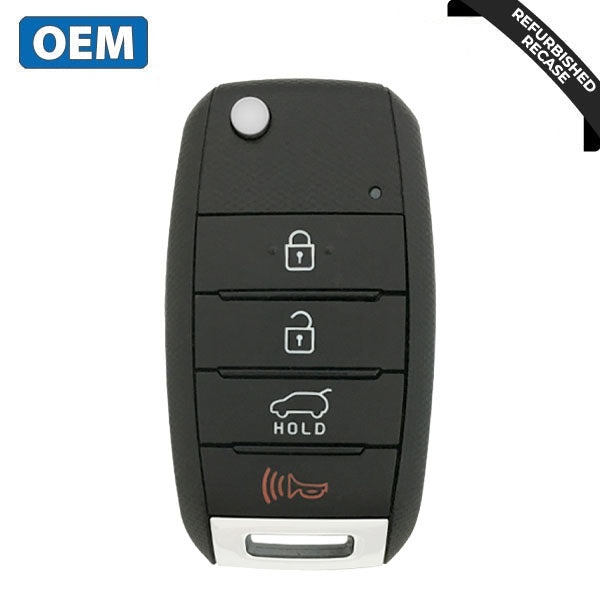 2015-2020 Kia Sorento / 4-Button Flip Key / PN: 95430-C5101 / OSLOKA-910T (UM) (OEM Recase)
