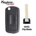 1997-2011 Land Rover / 3-Button Flip Key / NT8-15K6014CFFTXA / (Chip 46) (AFTERMARKET)