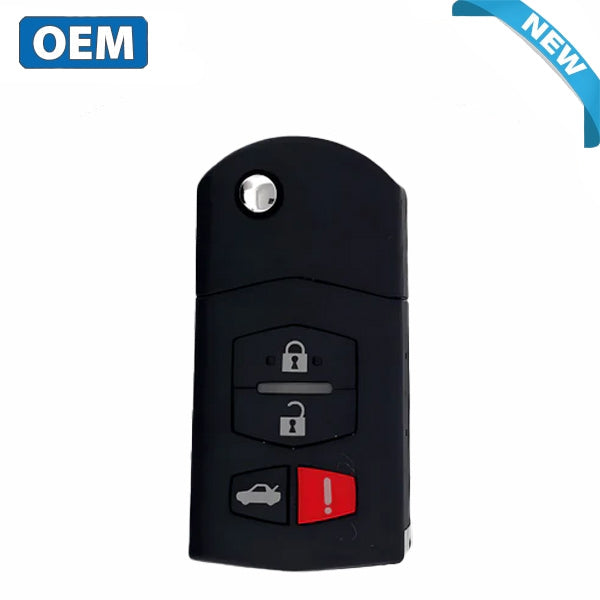 2006-2008 Mazda 6 RX-8 / 3-Button Flip Key / PN: GP7A-67-5RYB, GS4B-67-5RYA / KPU41788 (OEM)