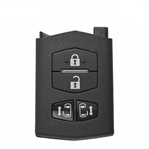 2005-2007 Mazda MPV / 5-Button Flip Key / PN: LF22-67-5RY / OUCG80-335A-A (OEM)