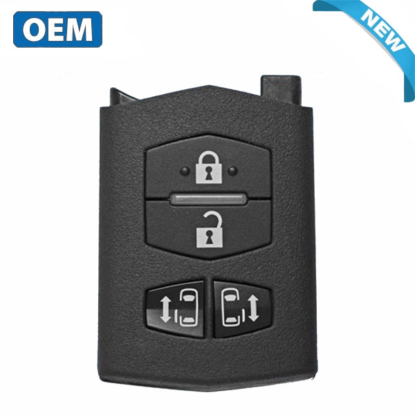 2005-2007 Mazda MPV / 5-Button Flip Key / PN: LF22-67-5RY / OUCG80-335A-A (OEM)