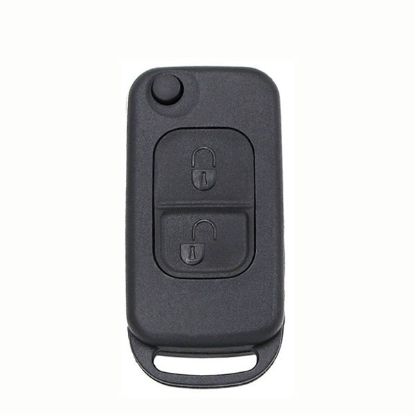 1997-2001 Mercedes SL / 2-Button Flip Key / HU39 / PCF7935 44 Chip for KR55 Key Maker  (AFTERMARKET)