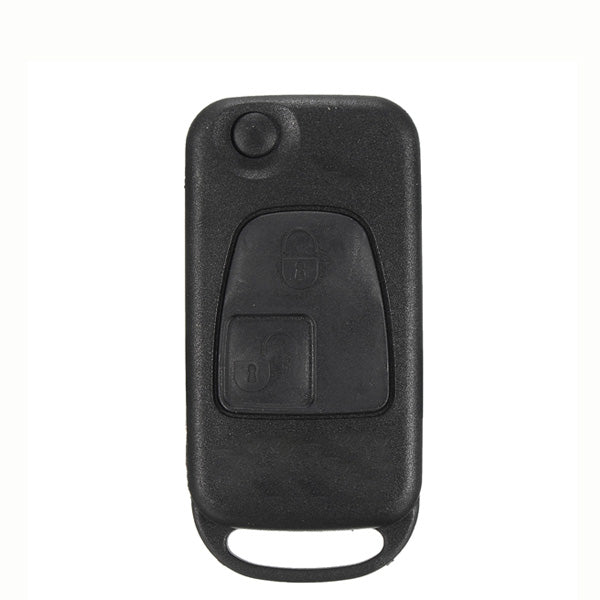 1997-2001 Mercedes SL / 2-Button Flip Key / HU39 / PCF7935 44 Chip for KR55 Key Maker  (AFTERMARKET)