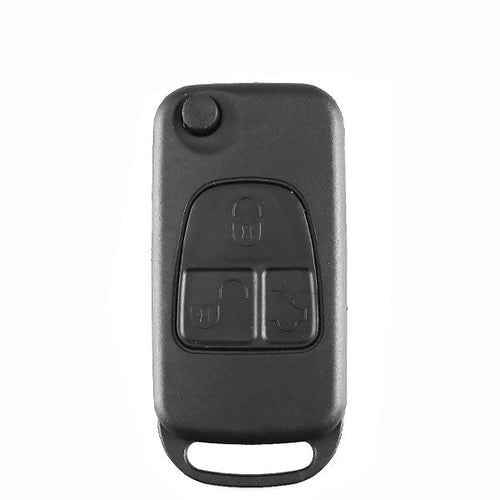 1997-2001 Mercedes SL / 3-Button Flip Key / HU39 / PCF7935 44 Chip for KR55 Key Maker  (AFTERMARKET)