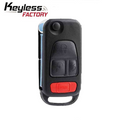 1997–2005 Mercedes ML W163 M-Class / 4-Button Flip Key / HU64 / PCF7935 44 Chip for KR55 Key Maker (AFTERMARKET)