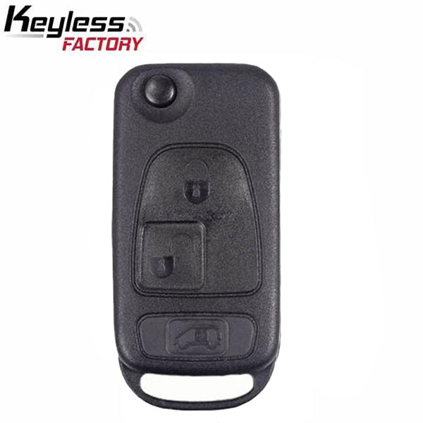 2007-2018 Mercedes / Dodge Sprinter / 3-Button Flip Key / HU64 / GMT46 Chip for KR55 Key Maker  (AFTERMARKET)