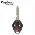 2006-2008 Mitsubishi Endeavor / 3-Button Remote Head Key / PN: MN141383 / OUCG8D-620M-A (AFTERMARKET)