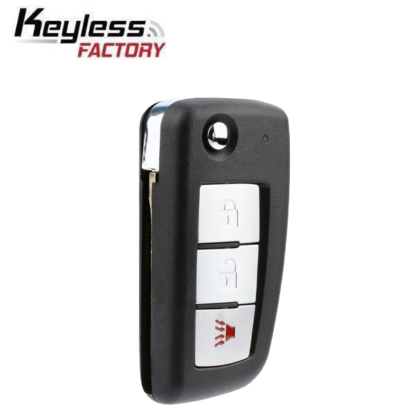 2002-2017 Nissan Infiniti / 4-Button Remote Flip Key / KBRASTU15 (AFTERMARKET)
