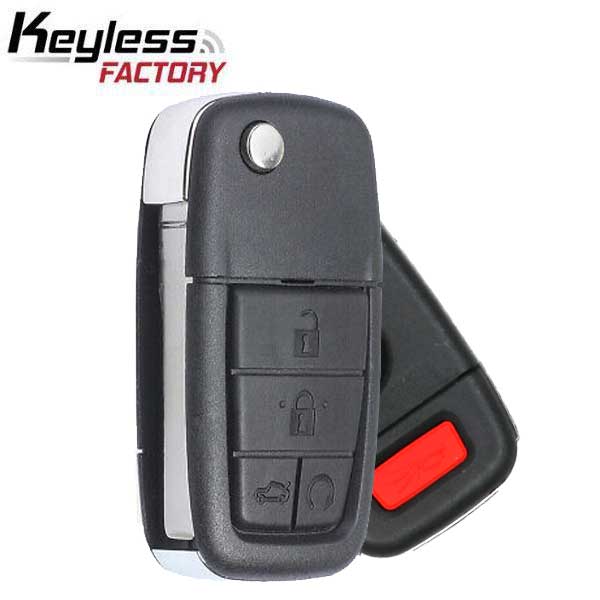 2008-2013 Pontiac Chevrolet G8 / 5-Button Flip Key / PN: 92201609 / OUC6000083 (AFTERMARKET)