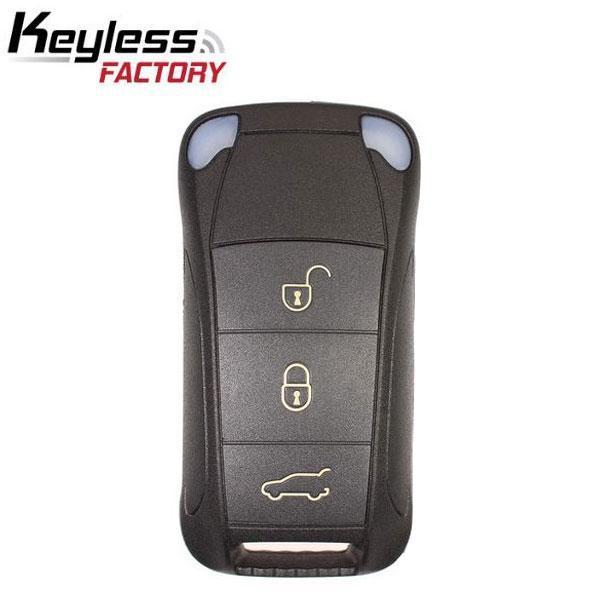 2004-2011 Porsche Cayenne / 4-Button Flip Key / 267-104-187 / KR55WK45032 / 315 MHz (AFTERMARKET)