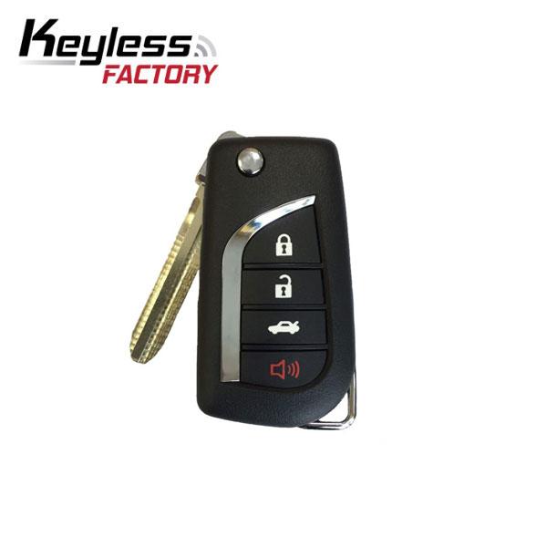 2010-2018 Toyota Subaru / 4-Button Flip Key NEW STYLE / HYQ12BBY (G Chip) (AFTERMARKET)