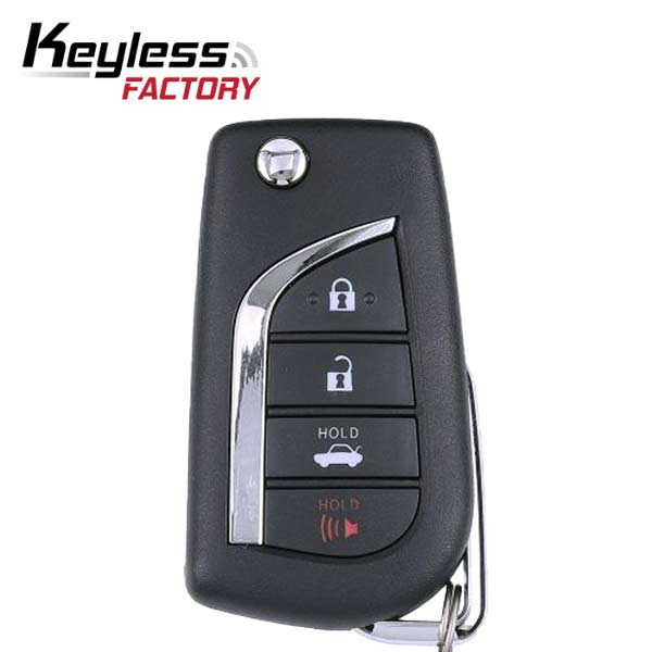2018-2022 Toyota Camry / 4-Button Flip Key / PN: 89070-06790 / HYQ12BFB (H Chip) (AFTERMARKET)