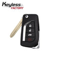 2011-2014 Toyota Sienna Tacoma / 4-Button Flip Key / GQ43VT20T (G Chip) (AFTERMARKET)