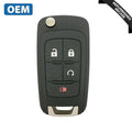 2010-2019 Chevrolet GM / 4-Button Flip Key HS / PN: 20835404 / OHT0106051 (OEM Recase)