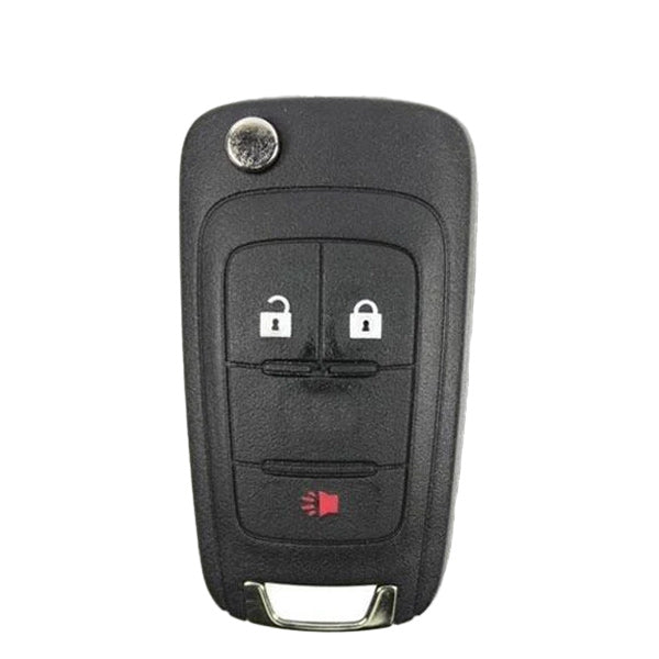 2010-2019 GMC / 3-Button Flip Key / PN: 5913596 / OHT01060512 (OEM Recase)