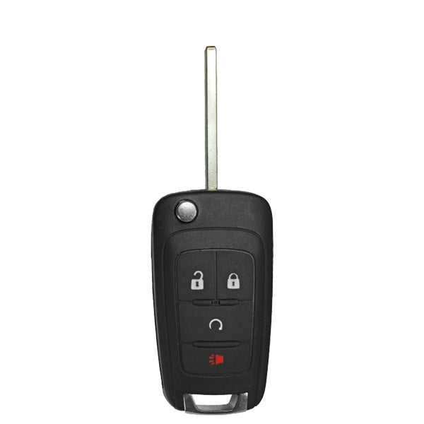 2013-2018 Chevrolet Trax / 4-Button Flip Key / PN: 13598506 / AVL-B01T1AC (OEM Recase)