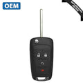2013-2018 Chevrolet Trax / 4-Button Flip Key / PN: 13598506 / AVL-B01T1AC (OEM Recase)