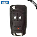 2013-2018 GM / 3-Button Flip Key / PN: 13565812 / AVL-B01TAC (OEM Recase)