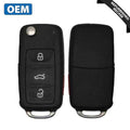 2011-2016 Volkswagen / 4-Button Flip Key / PN: 5K0837202AK / NBG010180T / 315 Mhz (OEM Recase)