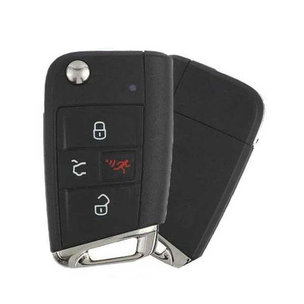 2015-2019 Volkswagen Golf GTI / 4-Button Flip Key / PN: 5G0 959 752 BE / NBGFS12P01 / HU66 / PROX / MQB / 315 MHz (AFTER