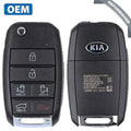 2019-2021 Kia Sedona / 6-Button Flip Key / PN: 95430-A9350 / TQ8-RKE-4F37 (YP PE 6BT) (OEM Refurb)
