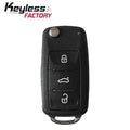 2017-2018 Volkswagen / 4-Button Smart Flip Key / PN: 5KO837202BJ / NBGFS93N / HU66 / MQB / 314 MHz (AFTERMARKET) (PROXIM