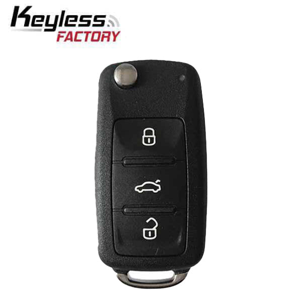 2017-2018 Volkswagen / 4-Button Smart Flip Key / PN: 5KO837202BJ / NBGFS93N / HU66 / MQB / 314 MHz (AFTERMARKET) (PROXIM