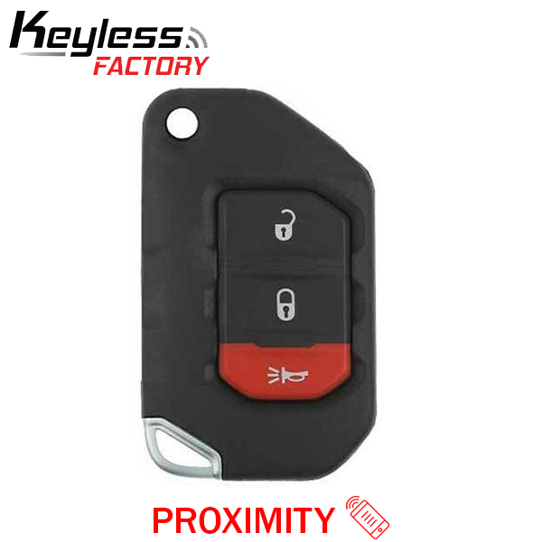 2018-2024 Jeep Wrangler Gladiator / 3-Button Smart Flip Key / PN: 68416782AA / OHT1130261 / SIP22 (AFTERMARKET)