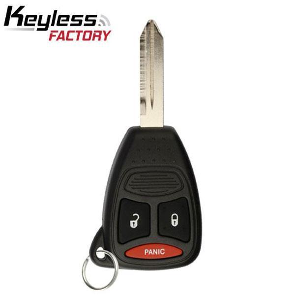 2004-2013 Dodge / Mitsubishi / 3-Button Remote Head Key / KOBDT04A / (AFTERMARKET)