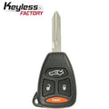 2005-2010 Chrysler Dodge Jeep / 4-Button Remote Head Key / KOBDT04A (AFTERMARKET)