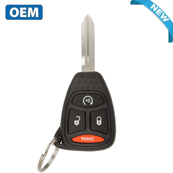 2007-2011 Chrysler Dodge Jeep / 4-Button Remote Head Key / PN: 68002316AA / KOBDT04A (OEM)