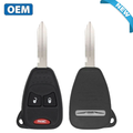 2005-2011 Dodge Dakota / 3-Button Remote Head Key / PN: 05179513AC / OHT692715AA (w/ Transponder) (OEM)
