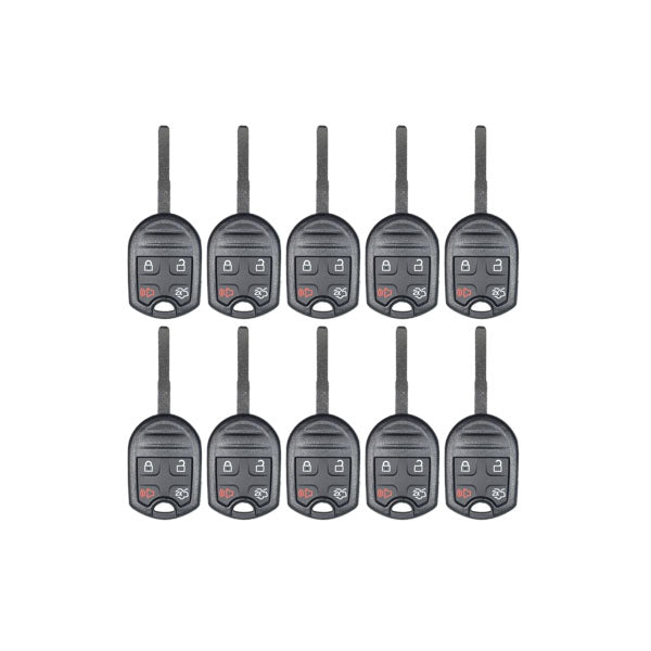 25 x 2012-2019 Ford Fiesta / 4-Button Remote Head Key / CWTWB1U793 (AFTERMARKET) (Bundle of 25)