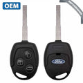 2011-2017 Ford Fiesta / 3-Button Remote Head Key / PN: 164-R8043 / KR55WK47899 / HU101 / Chip 80 Bit (OEM Refurb)