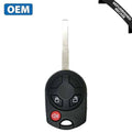 2012-2017 Ford / 3-Button Remote Head Key / PN: CJ54-15K601-AB / 0UCD6000022 / HS (OEM Recase)