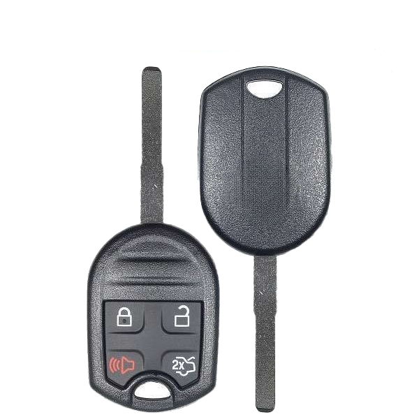 2012-2019 Ford Fiesta  / 4-Button Remote Head Key / PN:164-R7976 / CWTWB1U793 / HU101 / Chip 80 Bit (OEM Recase)